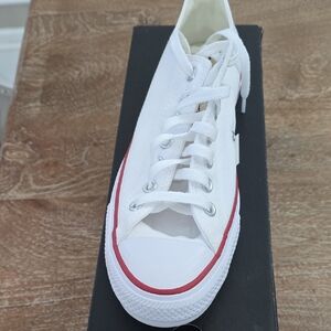Converse Optical White Canvas Sneakers- New